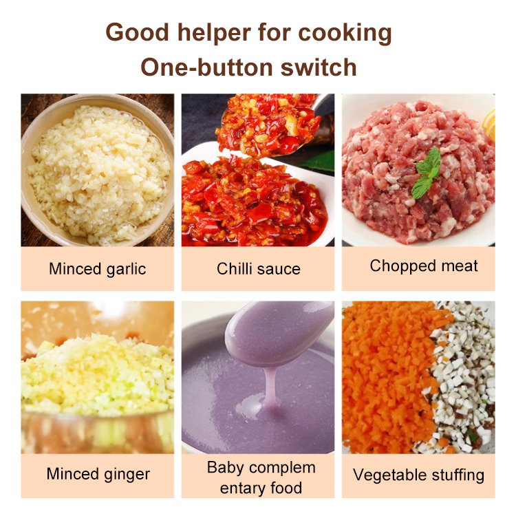 🔥HOT SALE 50% OFF🧑‍🍳Cordless Multifunctional Mini Electric Food Processor, Wireless Portable Kitchen Chopper for Minced Meat, Garlic & Baby Puree, Fast Food Prep Kitchen Helper