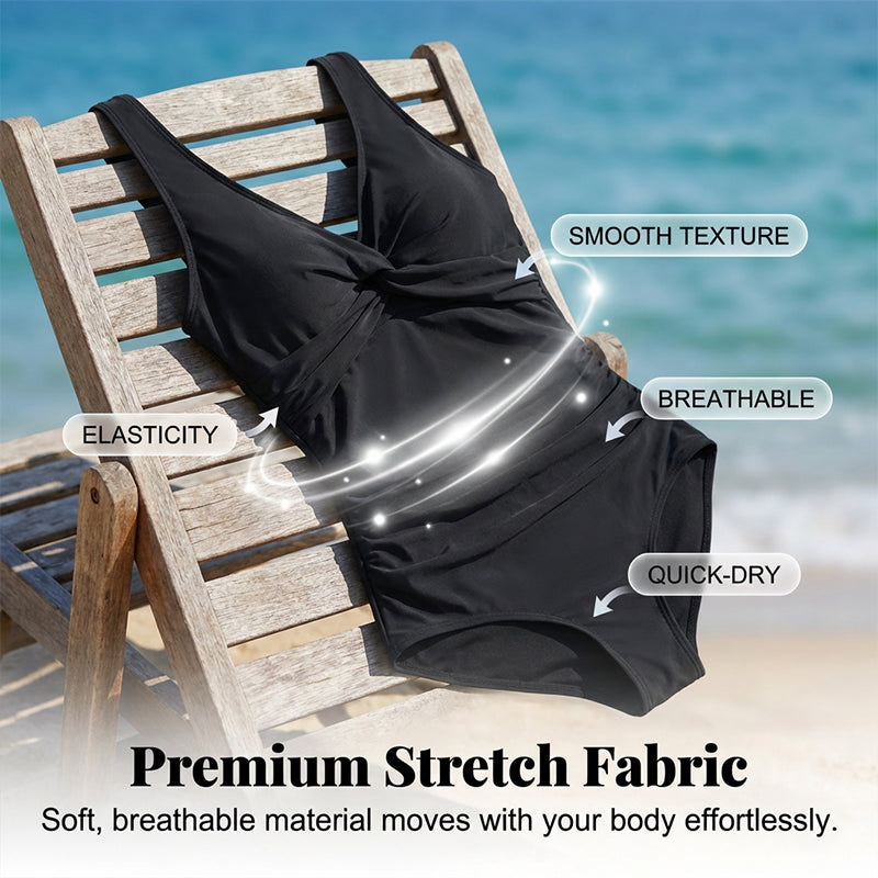 📢📢40% OFF !! ⏰Women's Tummy Control One-Piece Swimsuit