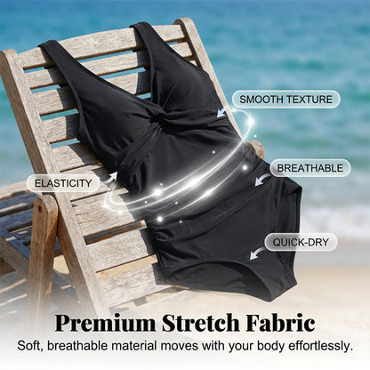 📢📢40% OFF !! ⏰Women's Tummy Control One-Piece Swimsuit