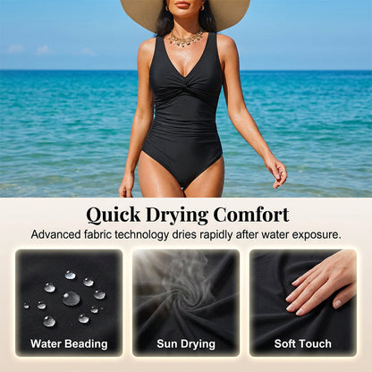 📢📢40% OFF !! ⏰Women's Tummy Control One-Piece Swimsuit
