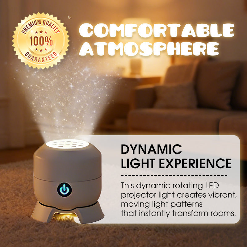 📢Now 50% off！🔥LED Starry Ocean Projector – 360° Rotating Night Light with Sky & Ocean Waves 🌌🌊 | USB Mood Lamp for Bedroom & Kids’ Room 💤