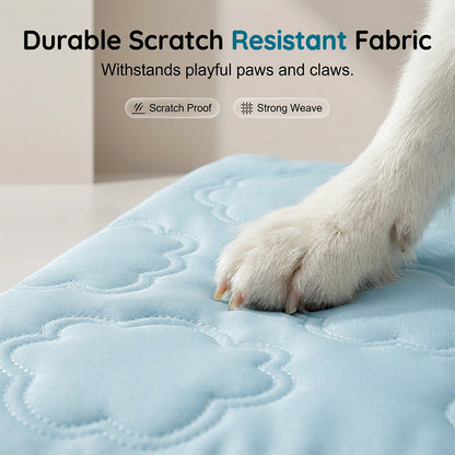 ❄️ Instant Cooling Pet Mat for Dogs & Cats | Self-Cooling, Scratch-Resistant & Non-Toxic 🐾 Easy Wipe Clean 💧 Deep Restful Sleep ✨