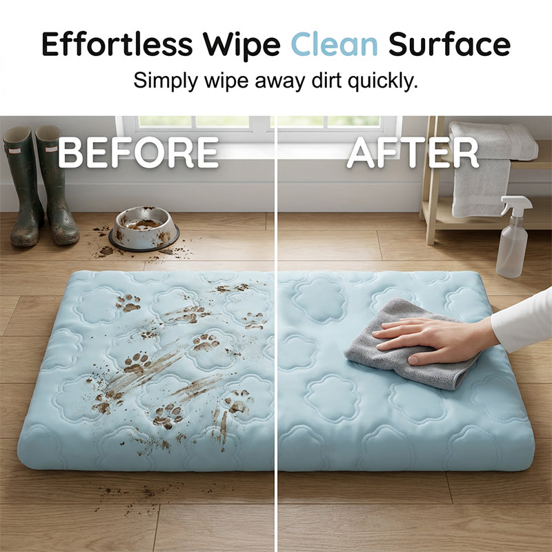❄️ Instant Cooling Pet Mat for Dogs & Cats | Self-Cooling, Scratch-Resistant & Non-Toxic 🐾 Easy Wipe Clean 💧 Deep Restful Sleep ✨