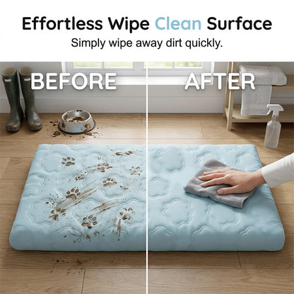 ❄️ Instant Cooling Pet Mat for Dogs & Cats | Self-Cooling, Scratch-Resistant & Non-Toxic 🐾 Easy Wipe Clean 💧 Deep Restful Sleep ✨