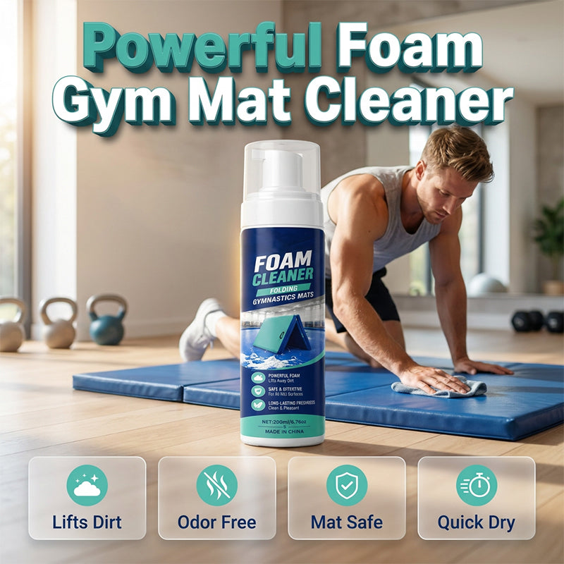 🔥 50% OFF 🧹Waterless Gymnastics Mat Foam Cleaner-Half price on the second item！