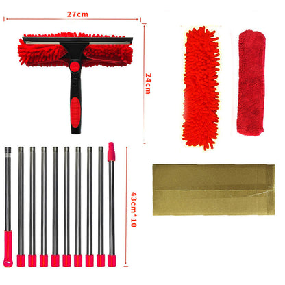 🔥50% OFF🧹2-in-1 Window Squeegee with Long Extension Pole