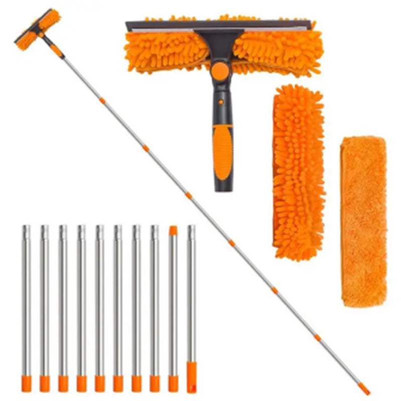 🔥50% OFF🧹2-in-1 Window Squeegee with Long Extension Pole