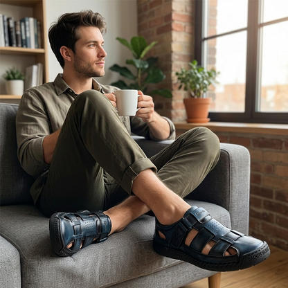 👞 50% OFF! ✨🌊 Breathable Outdoor Sandals for Men — Dry Fast, Grip Well, Explore Everywhere