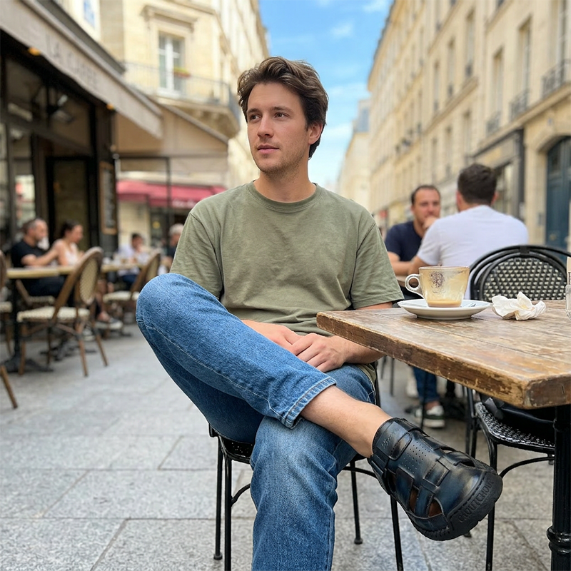👞 50% OFF! ✨🌊 Breathable Outdoor Sandals for Men — Dry Fast, Grip Well, Explore Everywhere