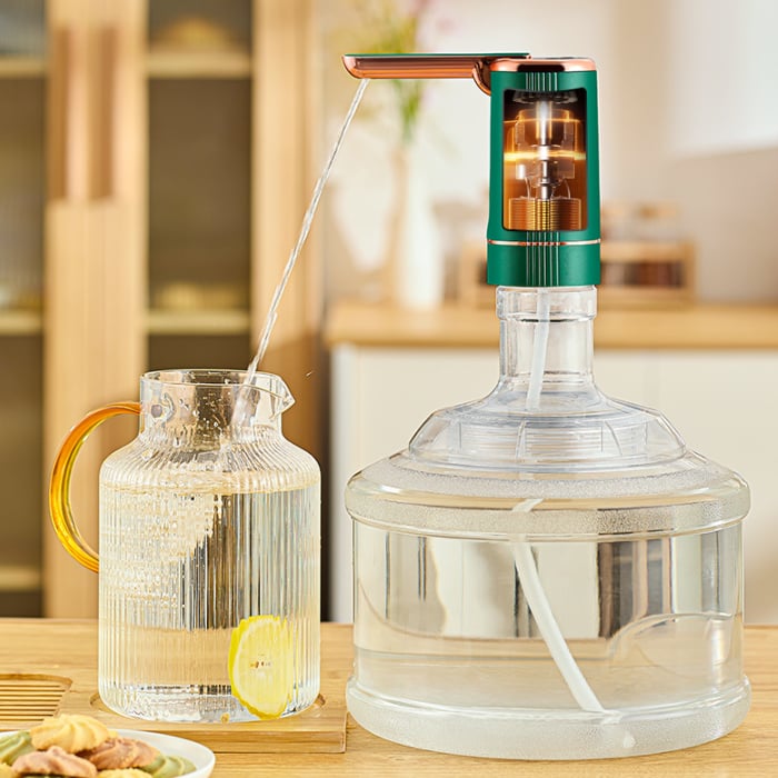 🔥50% off！🚰 Foldable Electric Water Pump Dispenser – Portable USB Water Transfer Pump, Universal Fit for 2-5 Gallon Jugs, Camping & Home Water Dispensing