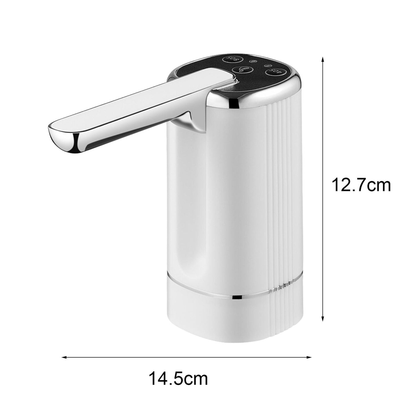 🔥50% off！🚰 Foldable Electric Water Pump Dispenser – Portable USB Water Transfer Pump, Universal Fit for 2-5 Gallon Jugs, Camping & Home Water Dispensing