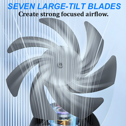 📢📢50% OFF !!🌬️ Mini Desk Fan with 100-Speed Control & Digital Display — Precision Airflow, Long Battery Life & Silent Operation