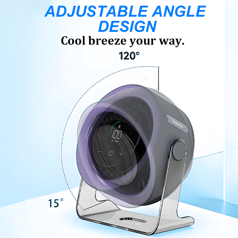 📢📢50% OFF !!🌬️ Mini Desk Fan with 100-Speed Control & Digital Display — Precision Airflow, Long Battery Life & Silent Operation