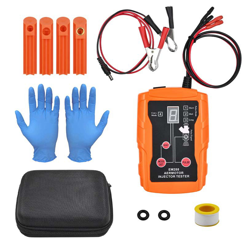 🔧  50% OFF! 💥 Professional 4-Mode Fuel Injector Tester & Cleaner – Pulse Modes, 12V Power, LED Display ✨