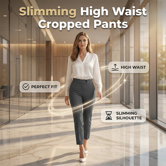 🌸 50% OFF NOW! 🌸Women's High Waisted Cropped Suit Pants