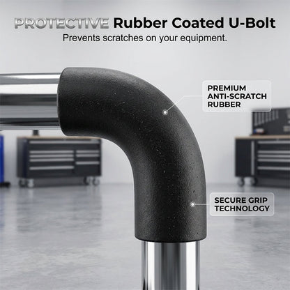 🔧  50% OFF! 💥 Heavy-Duty Anti-Rattle Hitch Tightener – Steel Build, Rubber Coating, Universal Fit ✨
