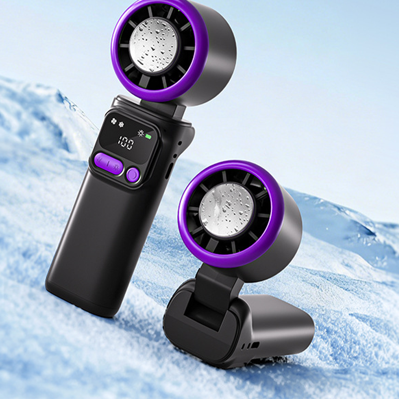 🌴🎒🌊50% OFF! ❄️Portable Ice-Plate Cooling Fan – Compact, Foldable, Silent Operation – Your Travel Buddy for Beach, Camping, or Theme Parks This Summer 🏖️⛺
