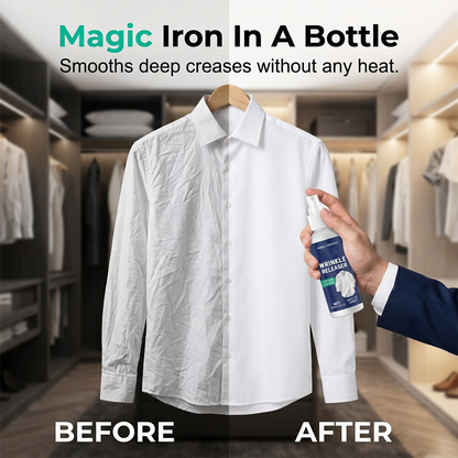 📢50% off now！👔Portable Fabric Wrinkle Release Spray
