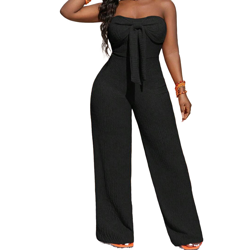 🎁2026 New Arrivals 50% OFF💥Women's Strapless High-Waisted Wide-Leg Jumpsuit