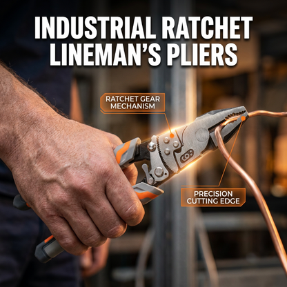🔧 50% OFF! 💥 Ratchet Cable Wire Cutter Pliers – Industrial Grade, Self-Locking, Multi-Tool ✨