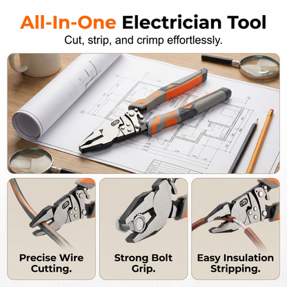 🔧 50% OFF! 💥 Ratchet Cable Wire Cutter Pliers – Industrial Grade, Self-Locking, Multi-Tool ✨