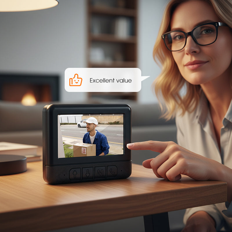📹 50% OFF NOW! 🏆 Wireless Smart Video Doorbell with Display Screen – 1080P HD & two-way audio – Motion detection, night vision & easy install – perfect for home security 🔔📱✨
