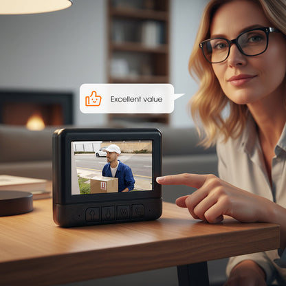 📹 50% OFF NOW! 🏆 Wireless Smart Video Doorbell with Display Screen – 1080P HD & two-way audio – Motion detection, night vision & easy install – perfect for home security 🔔📱✨