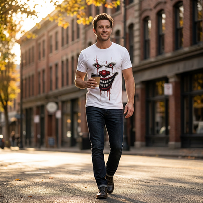 📢📢50% off！👔Men's Digital Printed Crew Neck T-Shirt