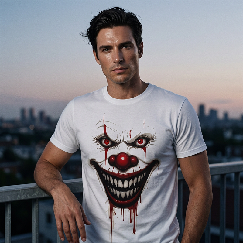 📢📢50% off！👔Men's Digital Printed Crew Neck T-Shirt