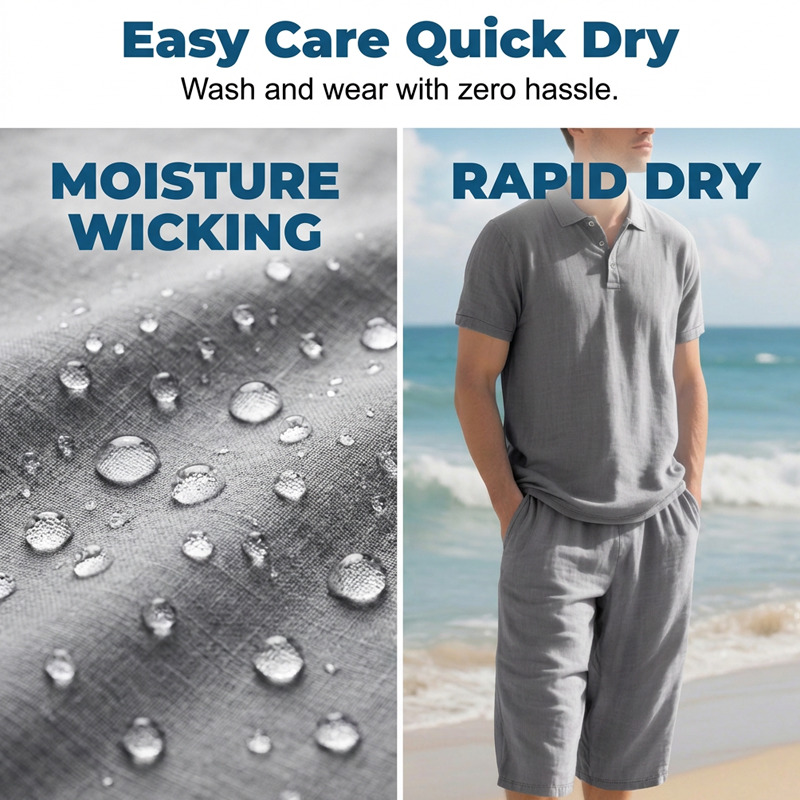 💥 50% OFF 👚Men's Linen Shirt and Casual Pants Set