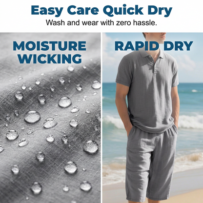 💥 50% OFF 👚Men's Linen Shirt and Casual Pants Set