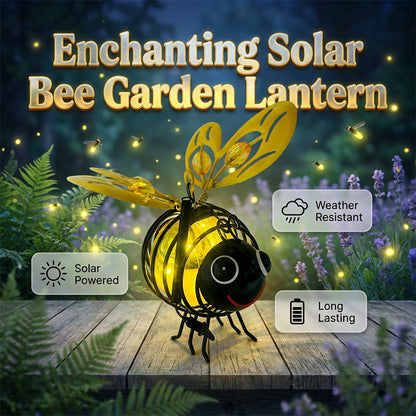 🌙🍃50% OFF! Hanging Solar Bee Light – Warm Amber Glow, Flicker-Free, Perfect for Garden Parties, Camping, or Kids’ Rooms – Spread Joy Day and Night 🌞🌜