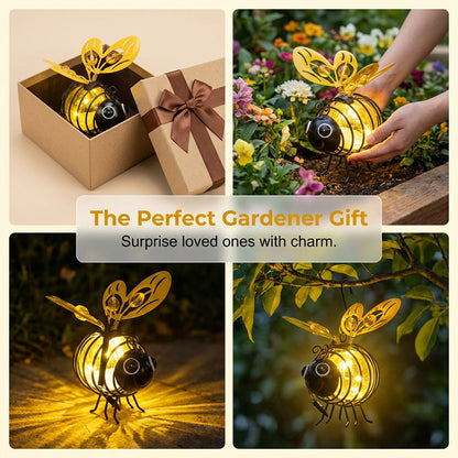🌙🍃50% OFF! Hanging Solar Bee Light – Warm Amber Glow, Flicker-Free, Perfect for Garden Parties, Camping, or Kids’ Rooms – Spread Joy Day and Night 🌞🌜
