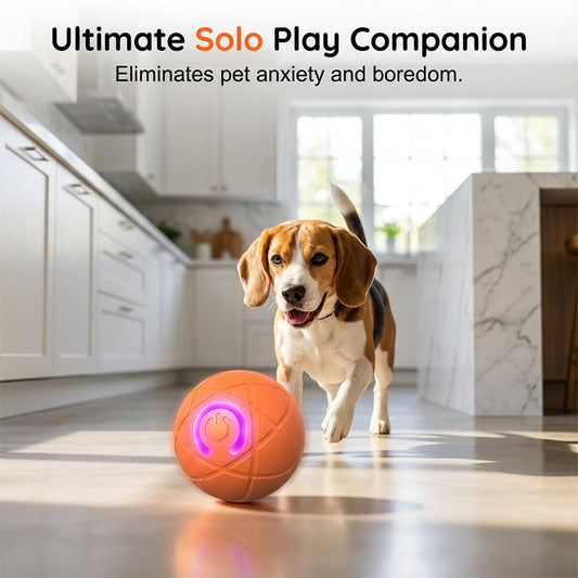 ⏰🔥Buy 1 Get 1 free!🐾 AUTO-BOUNCING SMART PET BALL WITH REMOTE CONTROL— 3 Interactive Modes | Chew-Resistant E-TPU | USB-C Rechargeable 🎾