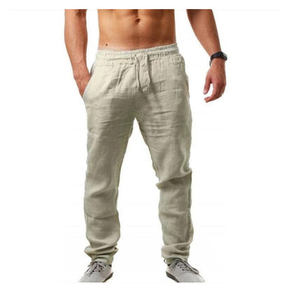 🏆NOW  50% OFF🔥Men's Casual Linen Drawstring Trousers