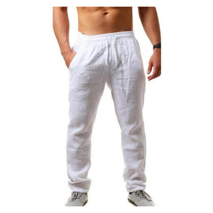 🏆NOW  50% OFF🔥Men's Casual Linen Drawstring Trousers