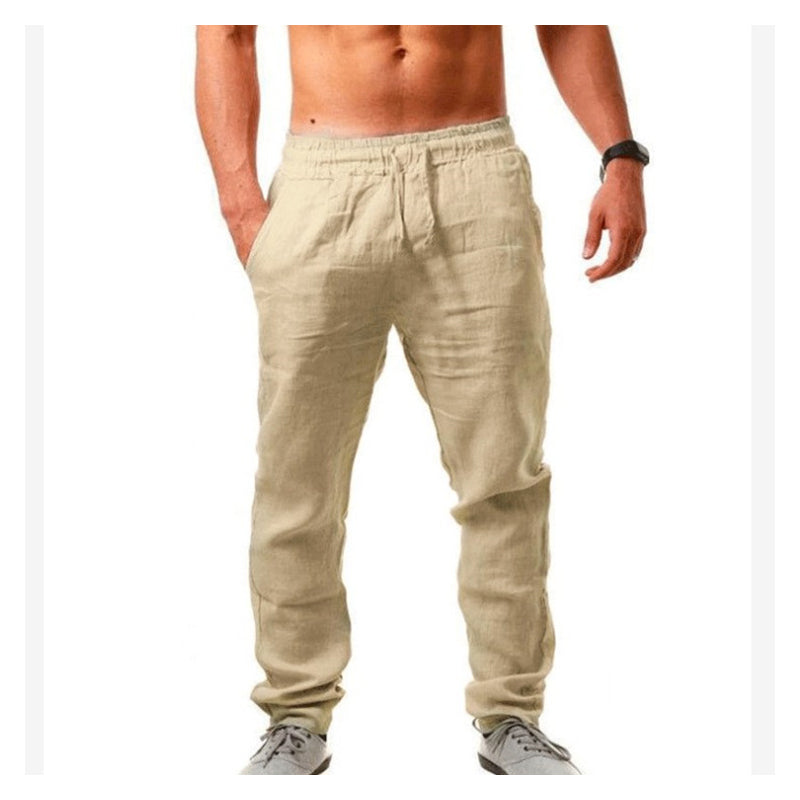 🏆NOW  50% OFF🔥Men's Casual Linen Drawstring Trousers