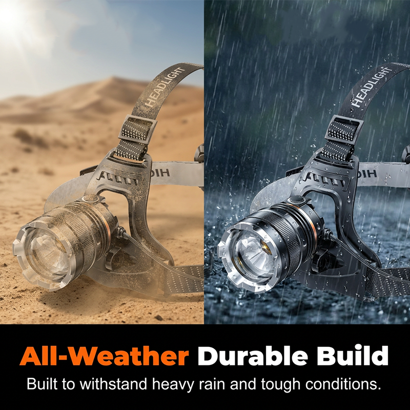 📢📢50% off！Rechargeable Zoomable Headlamp with Motion Sensor