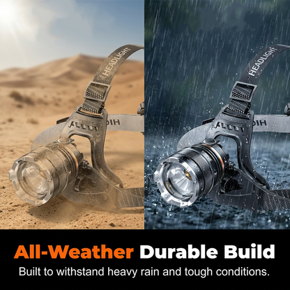 📢📢50% off！Rechargeable Zoomable Headlamp with Motion Sensor