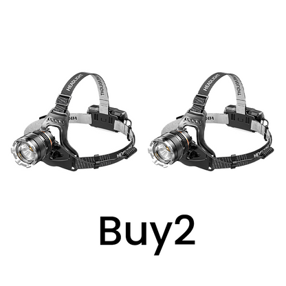 📢📢50% off！Rechargeable Zoomable Headlamp with Motion Sensor