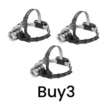 📢📢50% off！Rechargeable Zoomable Headlamp with Motion Sensor