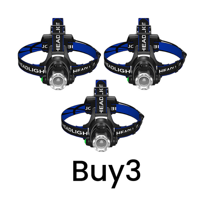 📢📢50% off！Rechargeable Zoomable Headlamp with Motion Sensor