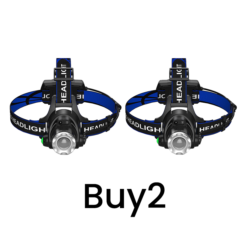 📢📢50% off！Rechargeable Zoomable Headlamp with Motion Sensor