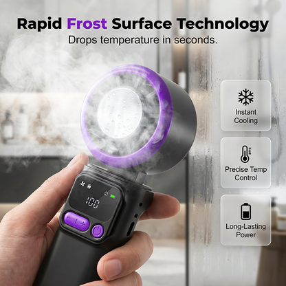 💡🌀 50% OFF!💨199-Speed Digital Display HandheldCooling Fan