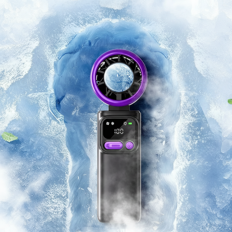 💡🌀 50% OFF!💨199-Speed Digital Display HandheldCooling Fan