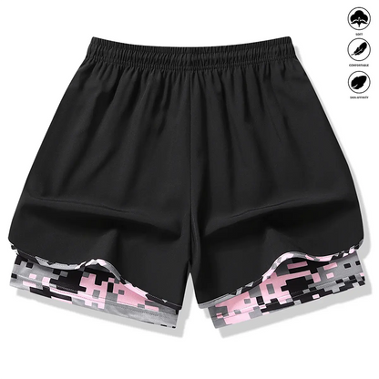 📢📢50% OFF !! ⏰Women's Casual Athletic Shorts with Built-in Liner