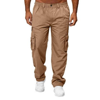 🔥Now 50% off！👖Men's Multi-Pocket Relaxed Fit Cargo Pants