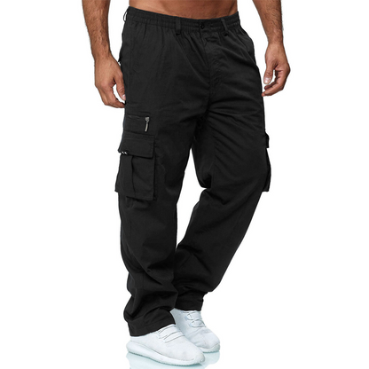 🔥Now 50% off！👖Men's Multi-Pocket Relaxed Fit Cargo Pants