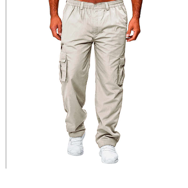 🔥Now 50% off！👖Men's Multi-Pocket Relaxed Fit Cargo Pants