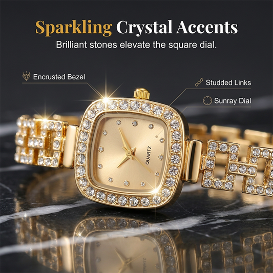 ⏳ 50% off⏰Women Drawstring Bracelet Watch Square Quartz⌚🌸